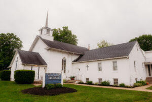 Esther's Wedding Chapel exterior, in Alliance, Ohio