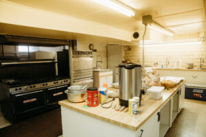 Commercial kitchen at Esther's Wedding Chapel